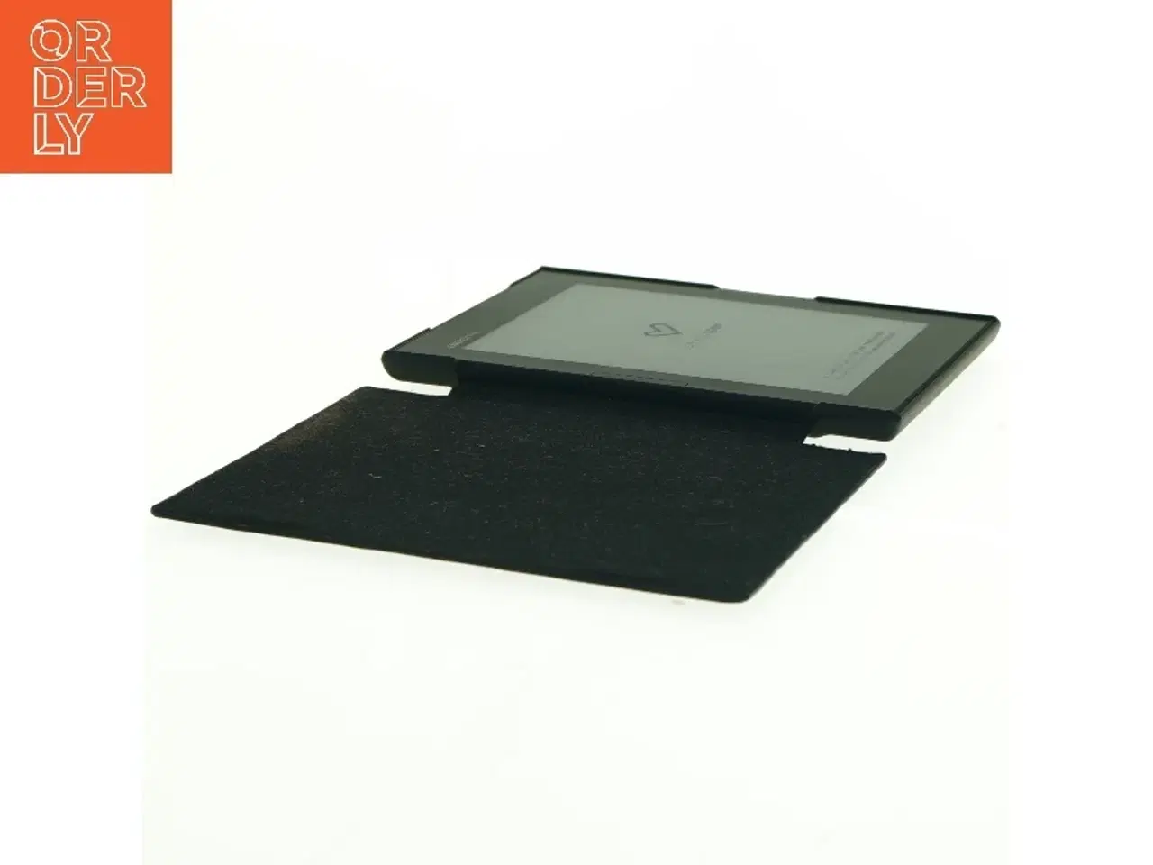Billede 2 - Sort e-bogslæser med etui fra EnergyPro (str. 16 x 12 cm)
