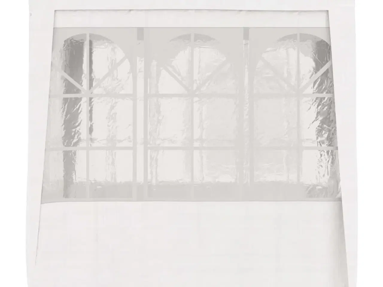 Billede 5 - Festtelt med sidevægge 2x2 m 90 g/m² hvid