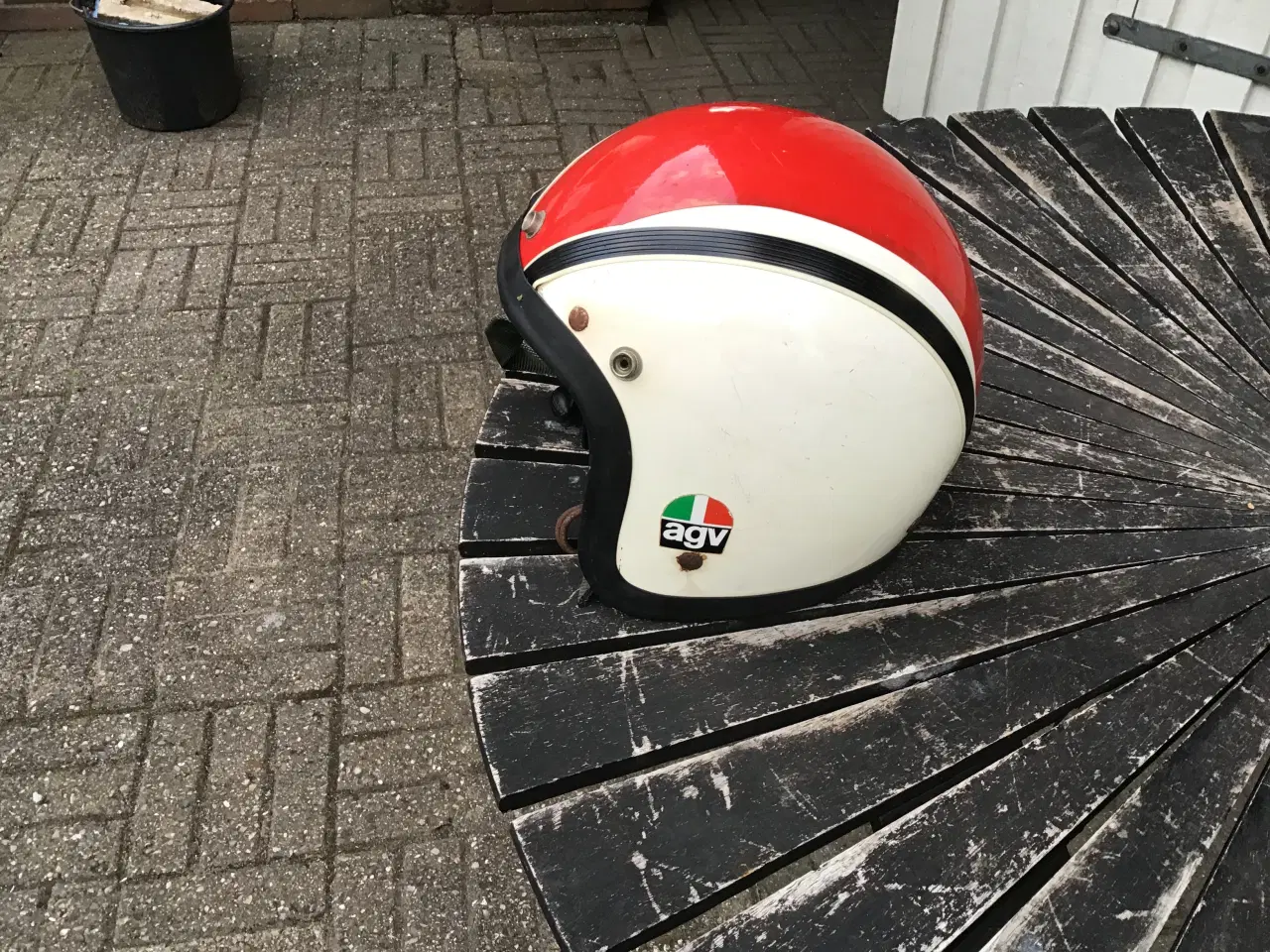 Billede 3 - A g v retro / gammel polle hjelm 