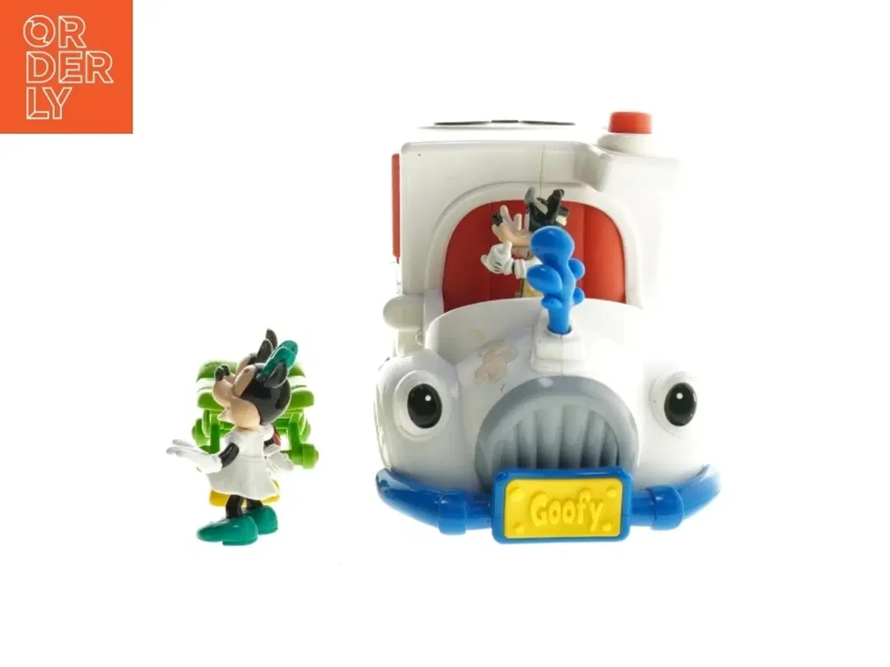 Billede 3 - Mickeys klubhus ambulance med figurer fra Disney Junior tegneserien (str. 24,5x14,5 cm)