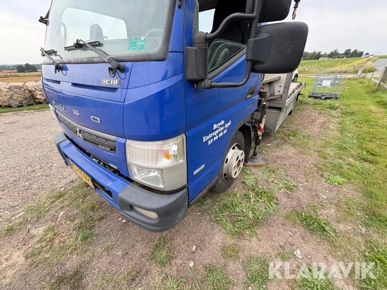 Billede 11 - Lastbil / Autotransport Fuso Canter 9c18amt4x2 Fassi F40 kran