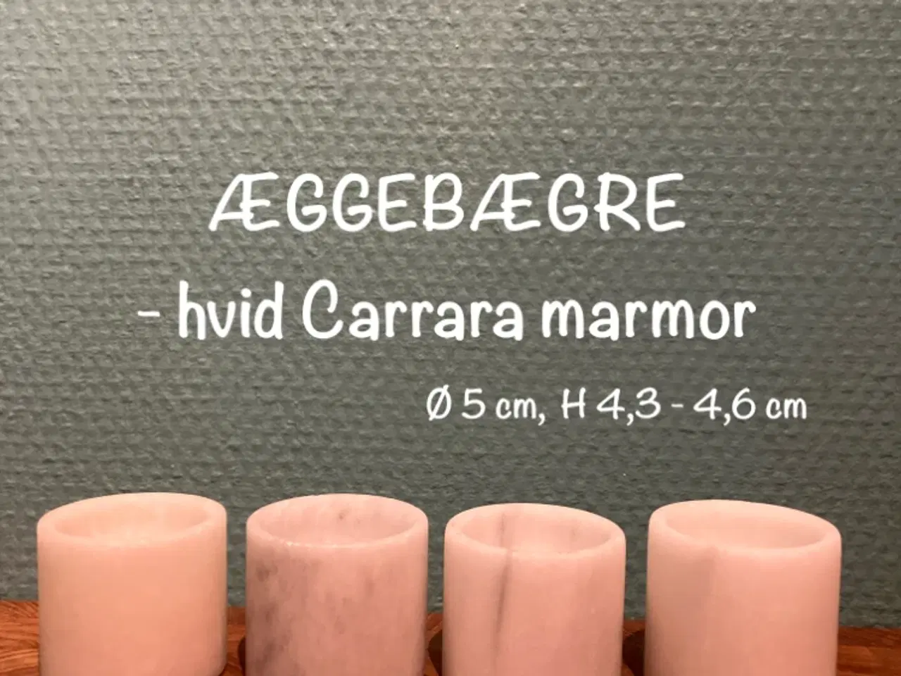 Billede 1 - Marmor æggebægre