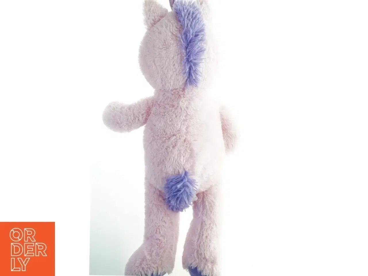 Billede 2 - Lyserød enhjørning bamse (str. 80 cm)