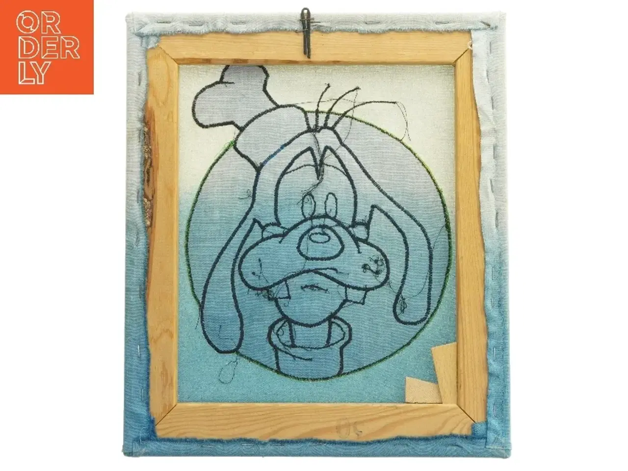 Billede 2 - Goofy broderet billede fra Disney (str. 35,5x31 cm)