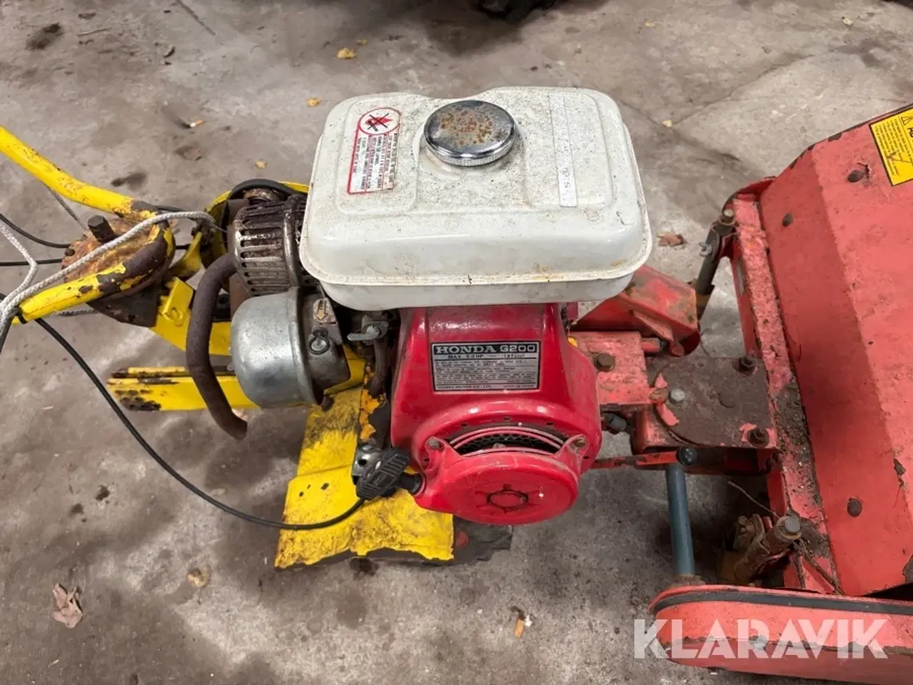 Billede 8 - Fræsemaskine med kost og sneslynge Texas