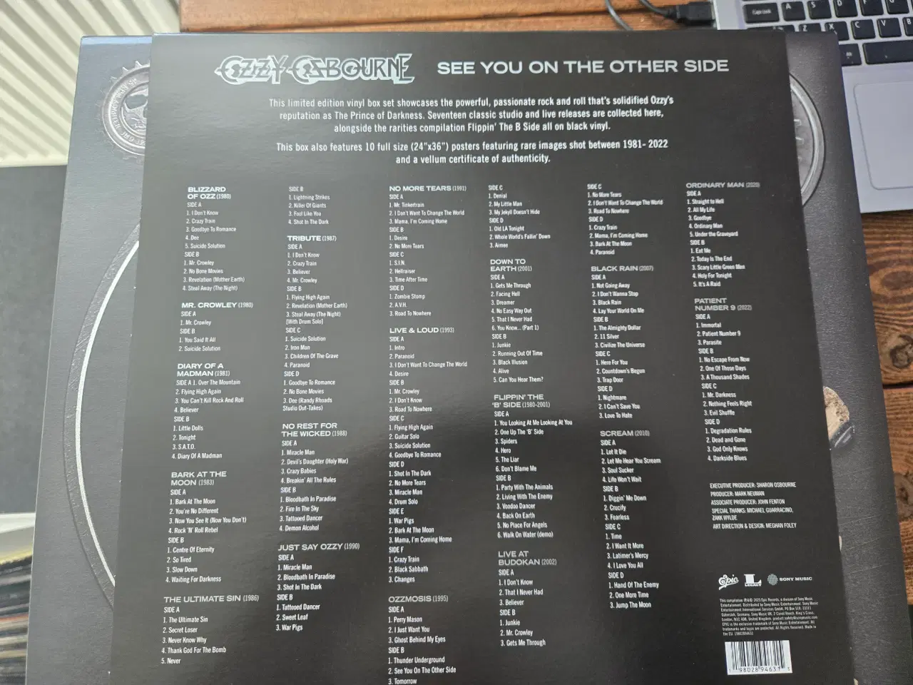 Billede 2 - Ozzy osbourne see you on the other side 2.0 vinyl 