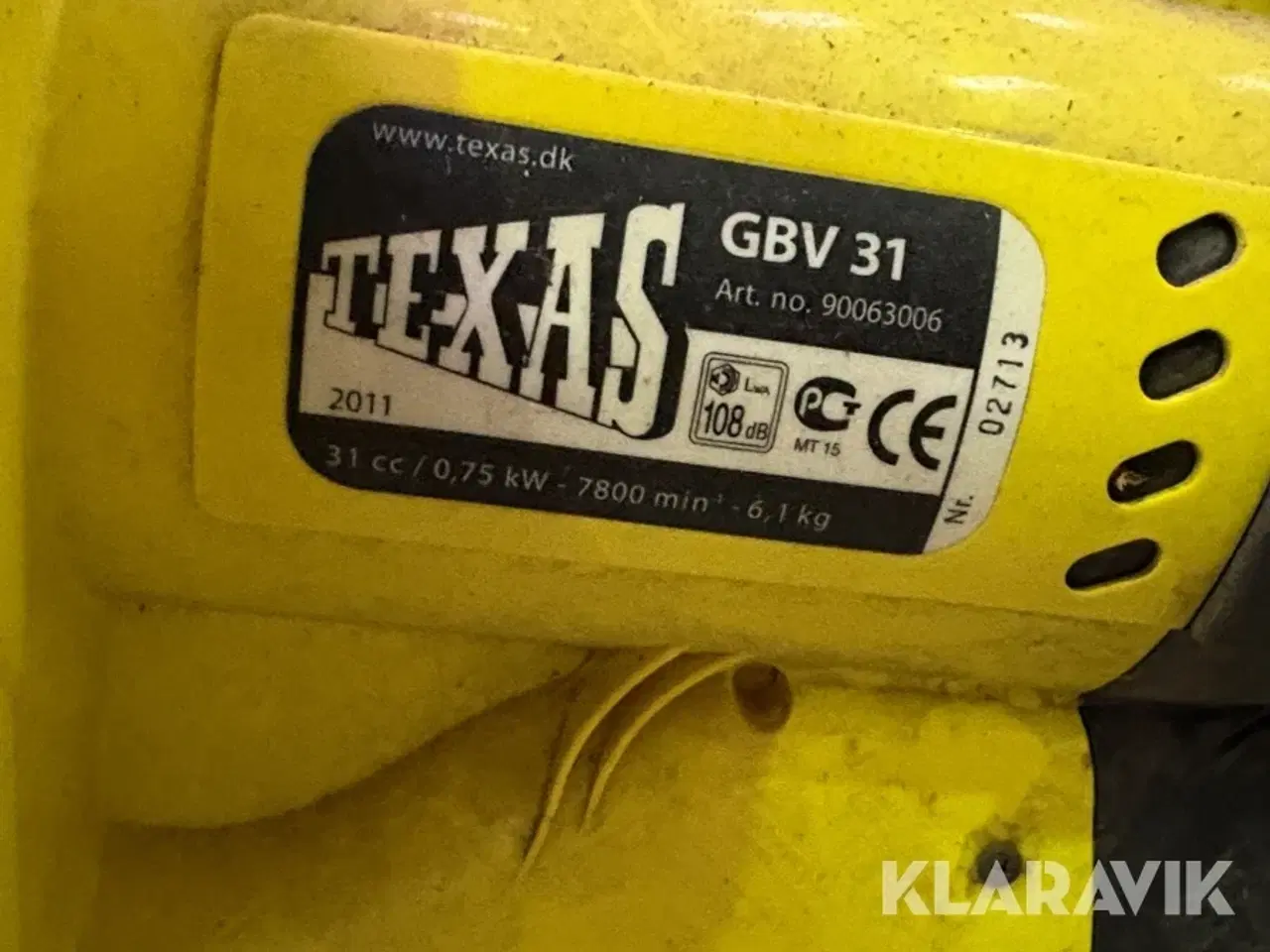 Billede 5 - Løvblæser Texas Gbv31
