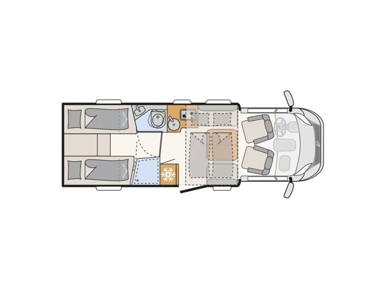 Billede 2 - 2026 - Dethleffs Trend T 7057 EBL