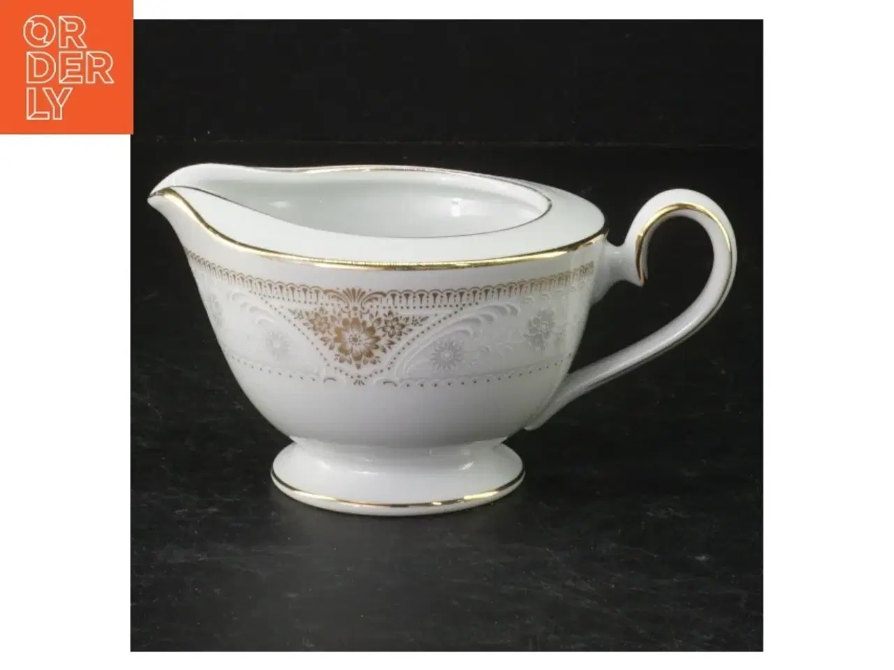 Billede 1 - Porcelænskande med guldkant fra Noritake (str. Ø. 10 cm. h. 6 cm)