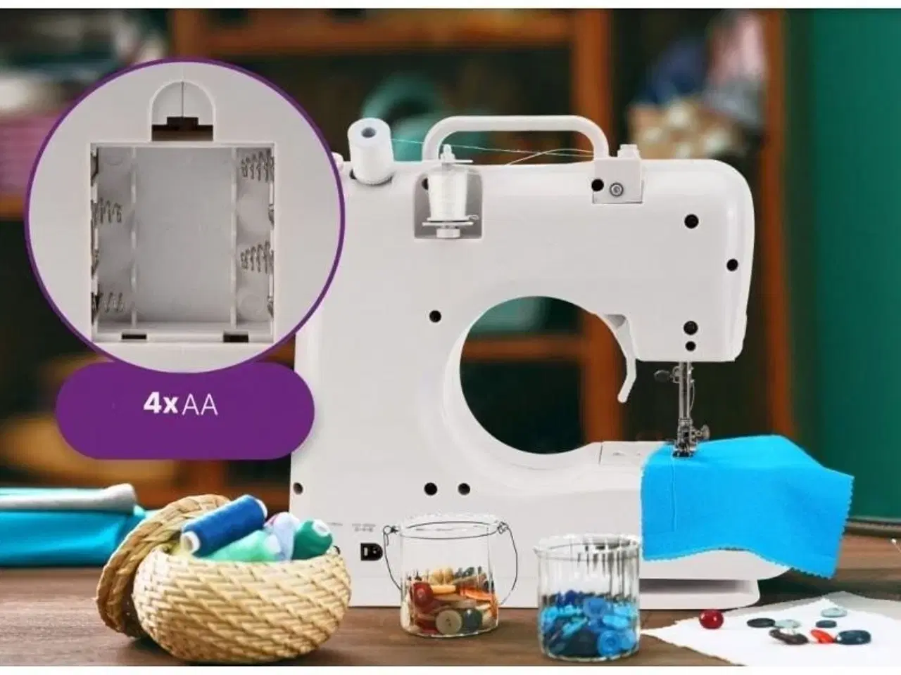 Billede 8 - Symaskine Clatronic NM 3795 – halvautomatisk, 12 sømme