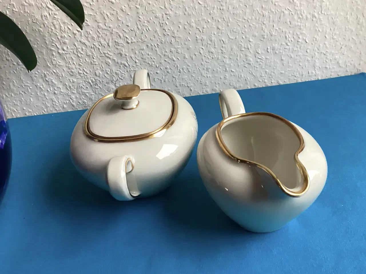 Billede 4 - “Karup” sukker og fløde sæt fra Kjøbenhavn maleri,