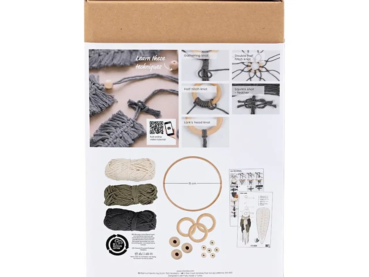 Billede 1 - Start DIY Kit til Macramé - Alt i ét sæt
