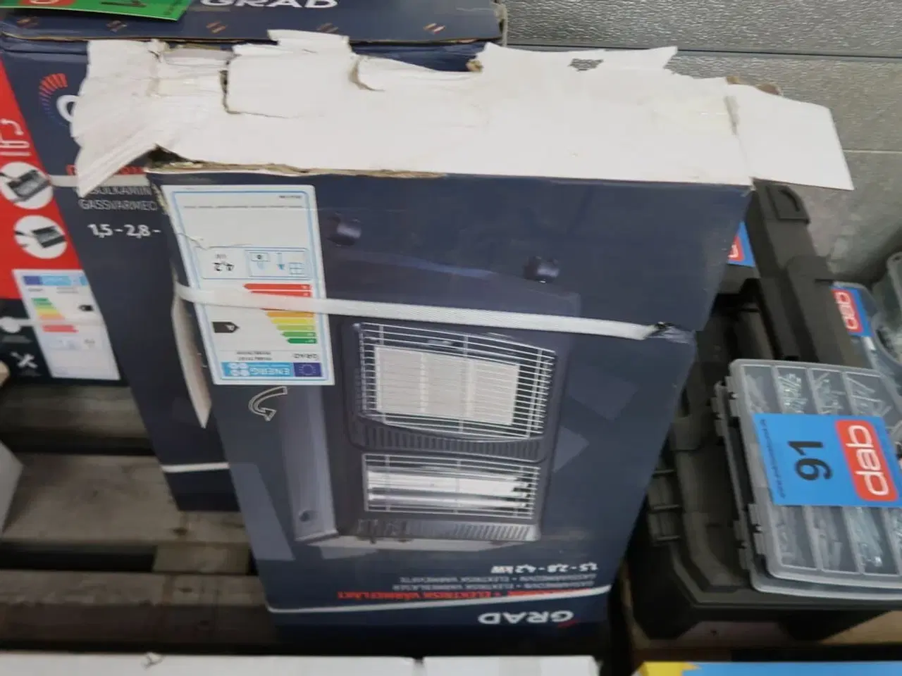 Billede 2 - Gasvarmeovn m/blæser 4,2 kW - Grad