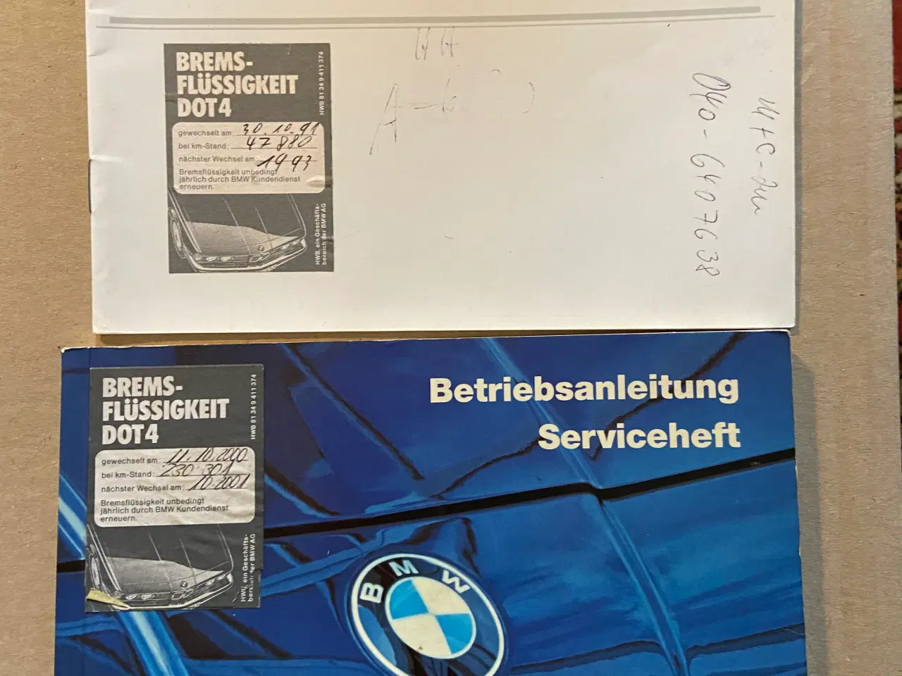 Billede 1 - BMW e23 instruktions/service bog.