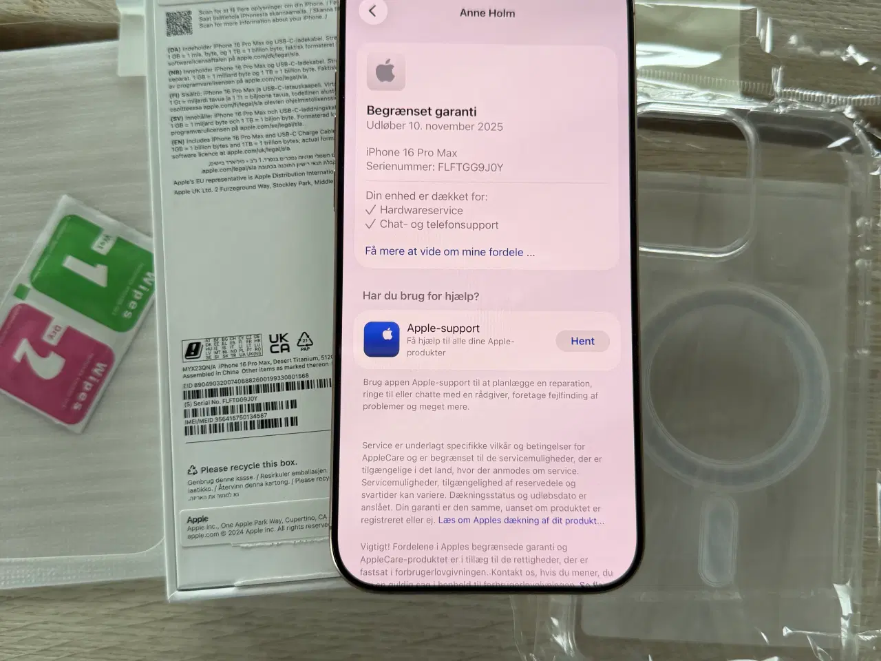Billede 8 - IPHONE 16 PRO MAX, 512 GB DESERT TITANIUM