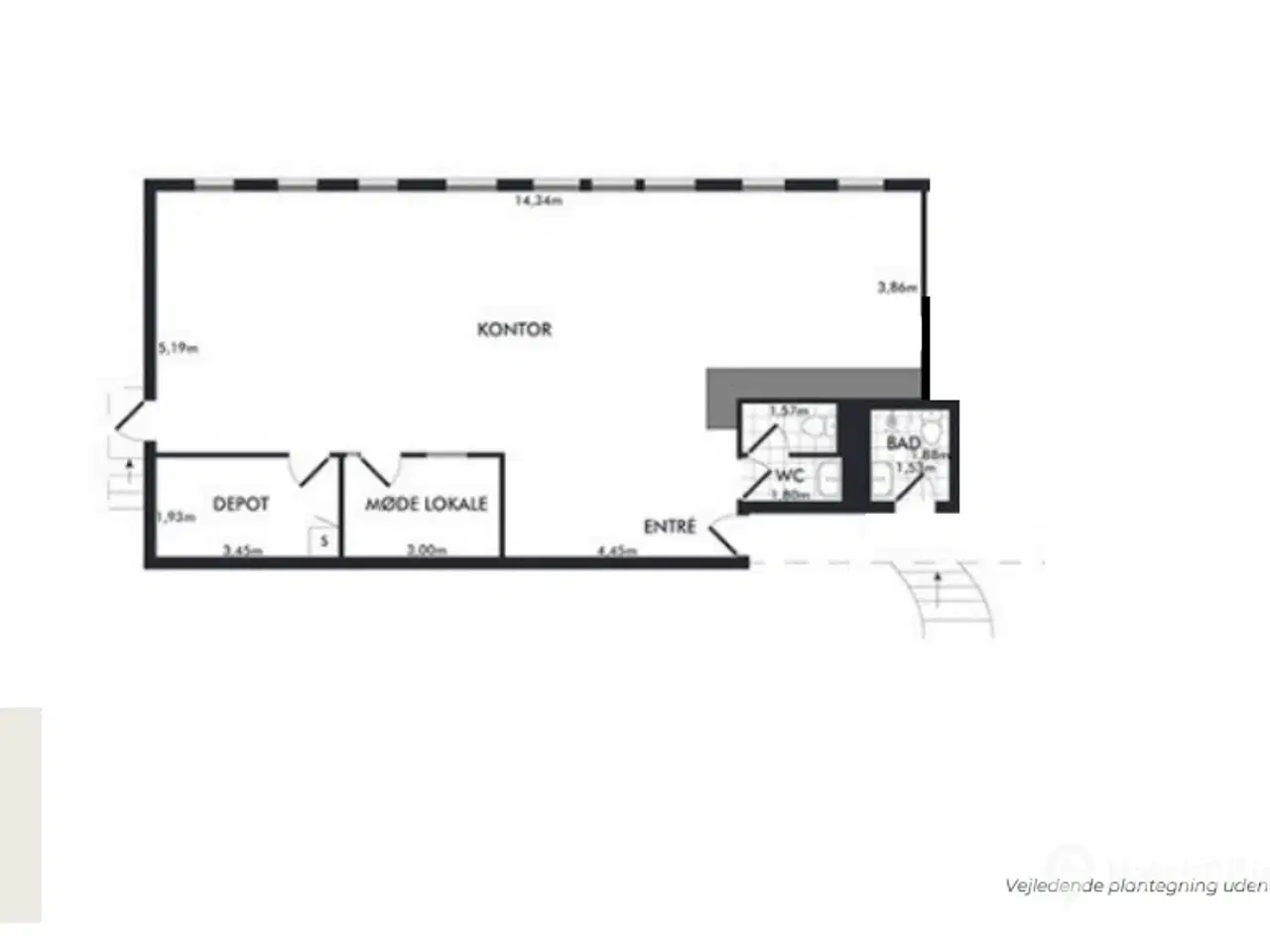 Billede 8 - 121 M² ATTRAKTIVT KONTORLEJEMÅL