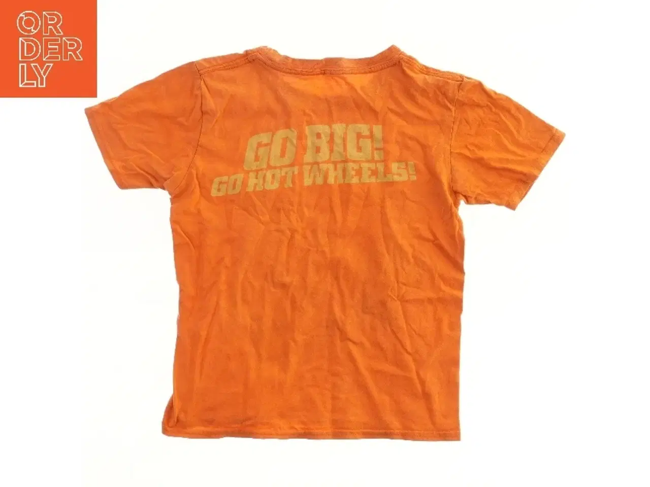 Billede 2 - Orange T-shirt med Monster Trucks (str.  48x36 cm)