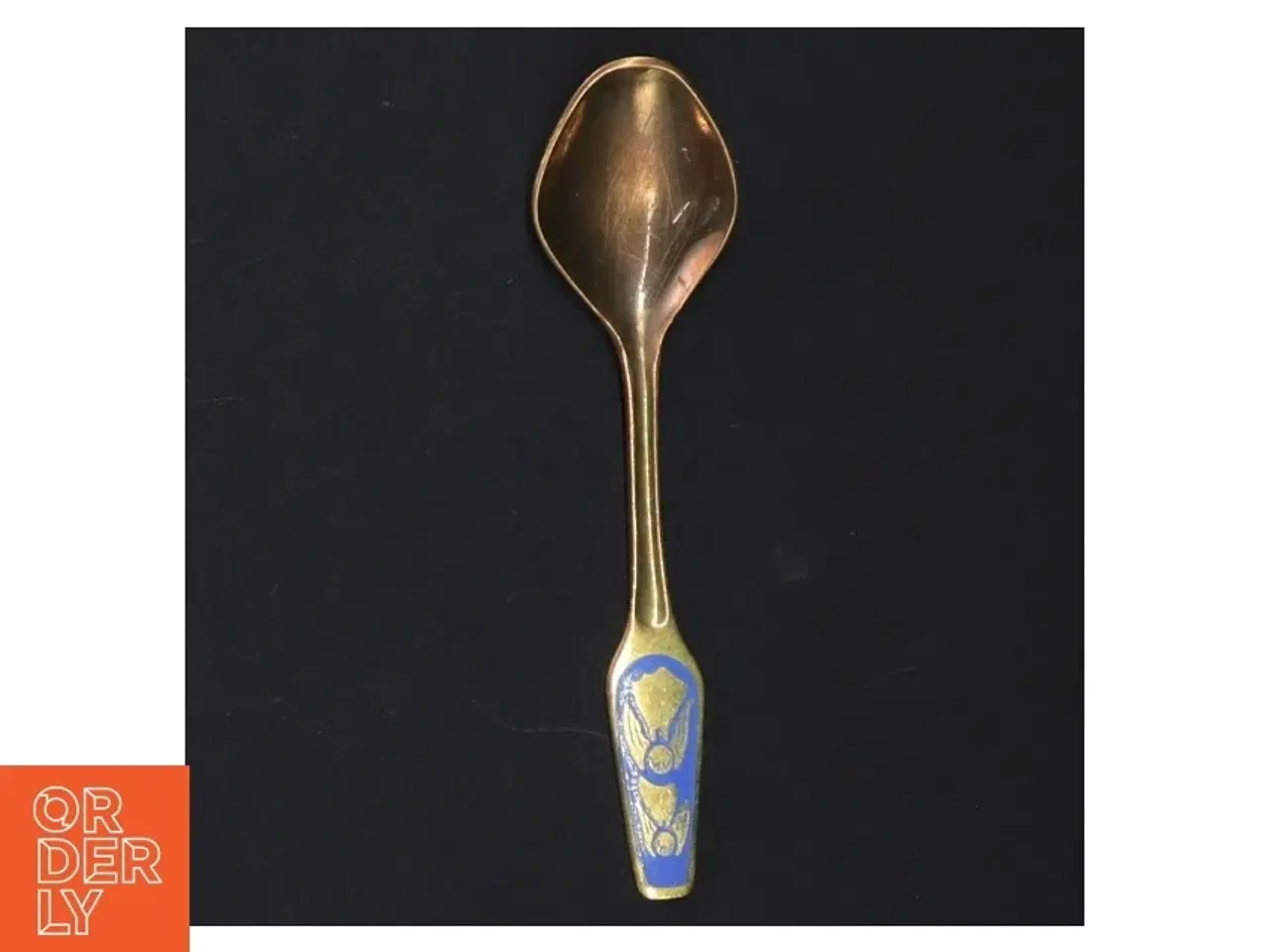 Billede 3 - Antik metalske med blåt emblem fra Meka Denmark (str. Længde, 11 cm)