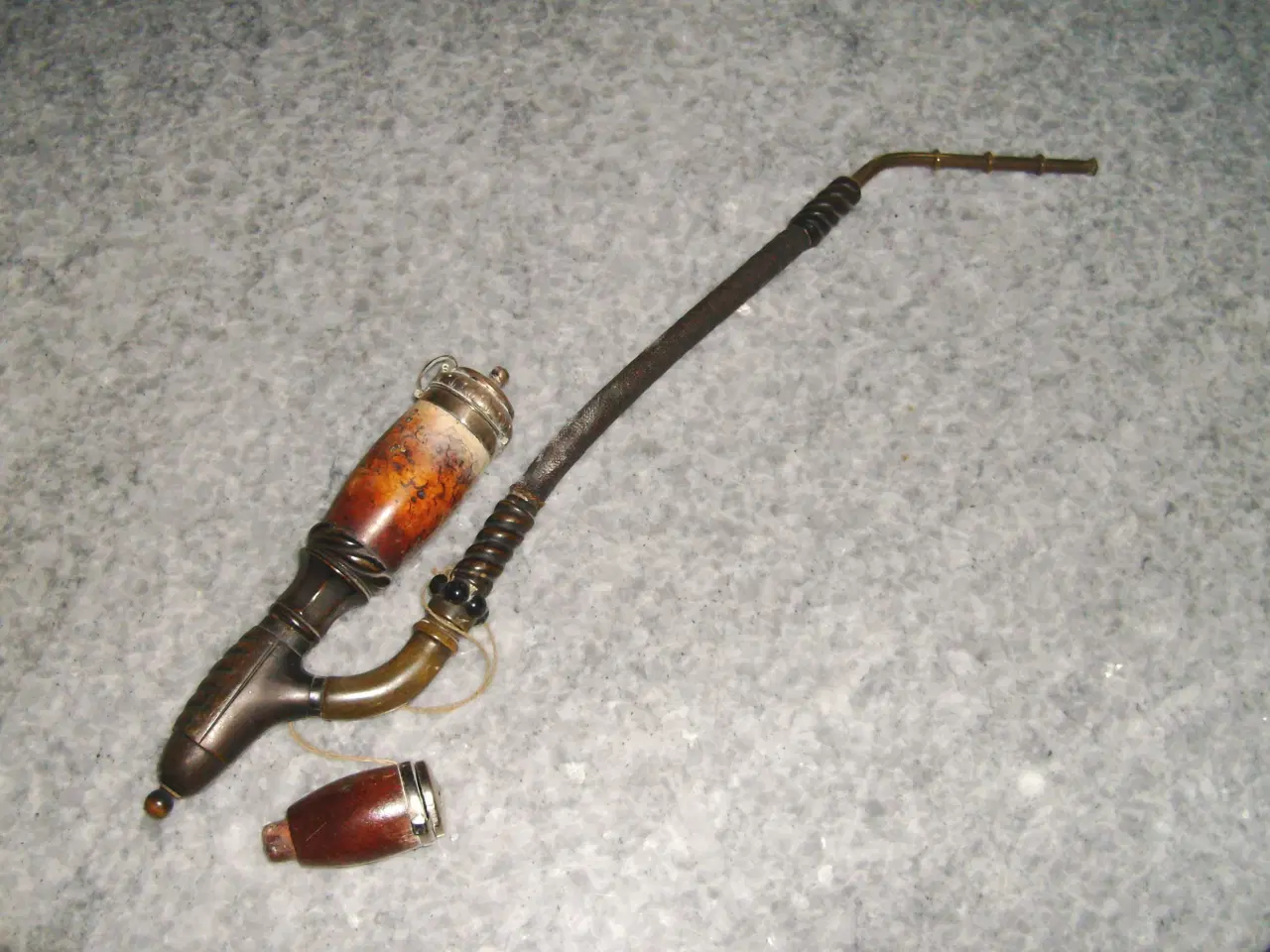 Billede 1 - Antik merskum langpibe