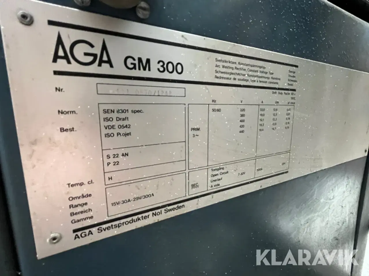 Billede 5 - Svejsemaskine AGA GM 300