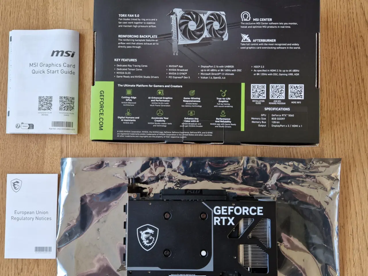 Billede 7 - Nyt MSI Nvidia GeForce RTX 5060 VENTUS 2X OC 8GB 