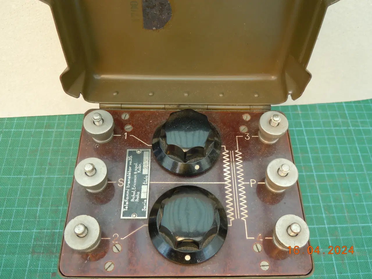 Billede 3 - Telefonomformer 1935, tysk brugt.