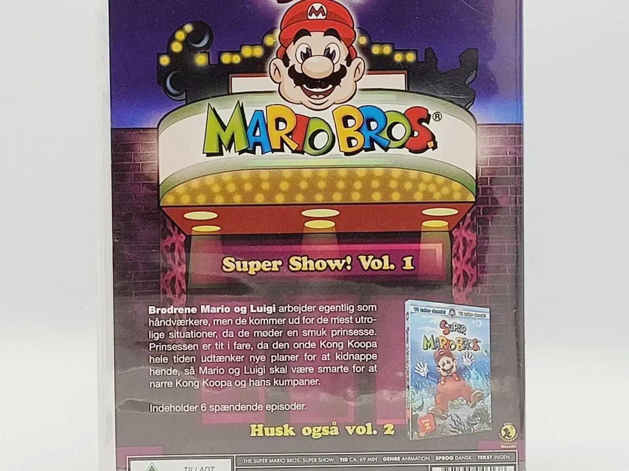 Billede 2 - DVD - Super Mario Bros. Vol. 1 - Dansk Tale