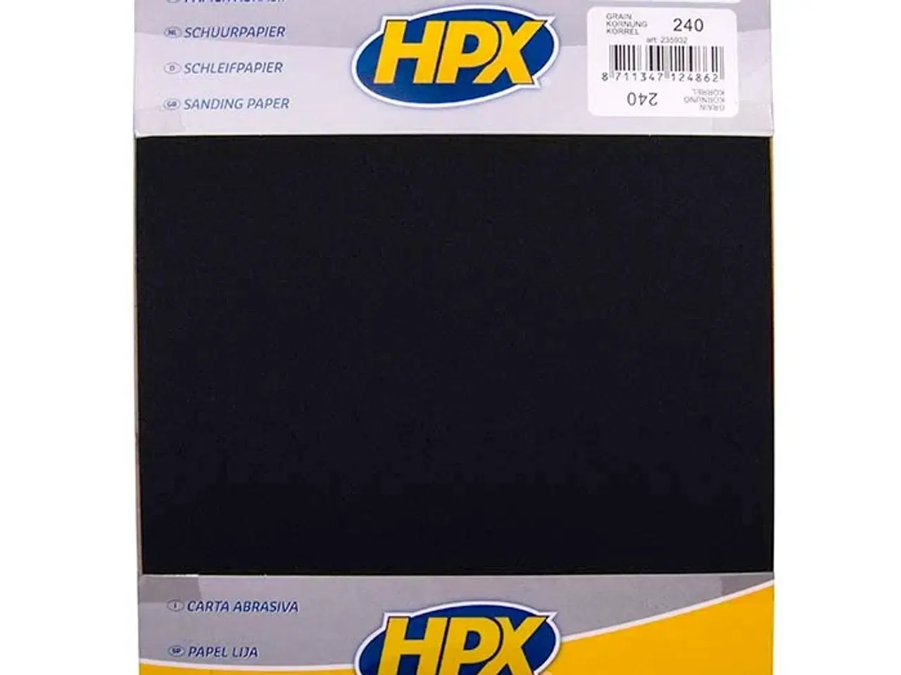 Billede 1 - HPX sandpapir p240 - 4 stk.