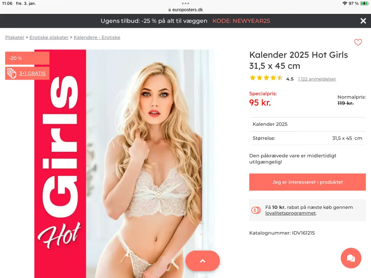 Billede 3 - Hot Girls kalender 2025