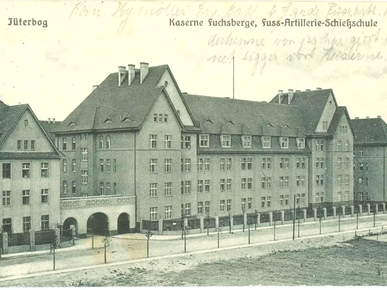 Billede 1 - Jüterburg 1917. Kaserne Fuchsberge