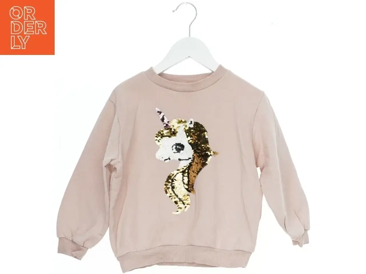 Billede 1 - Børne sweatshirt med vendbare pailletter fra H&M (str. 110)