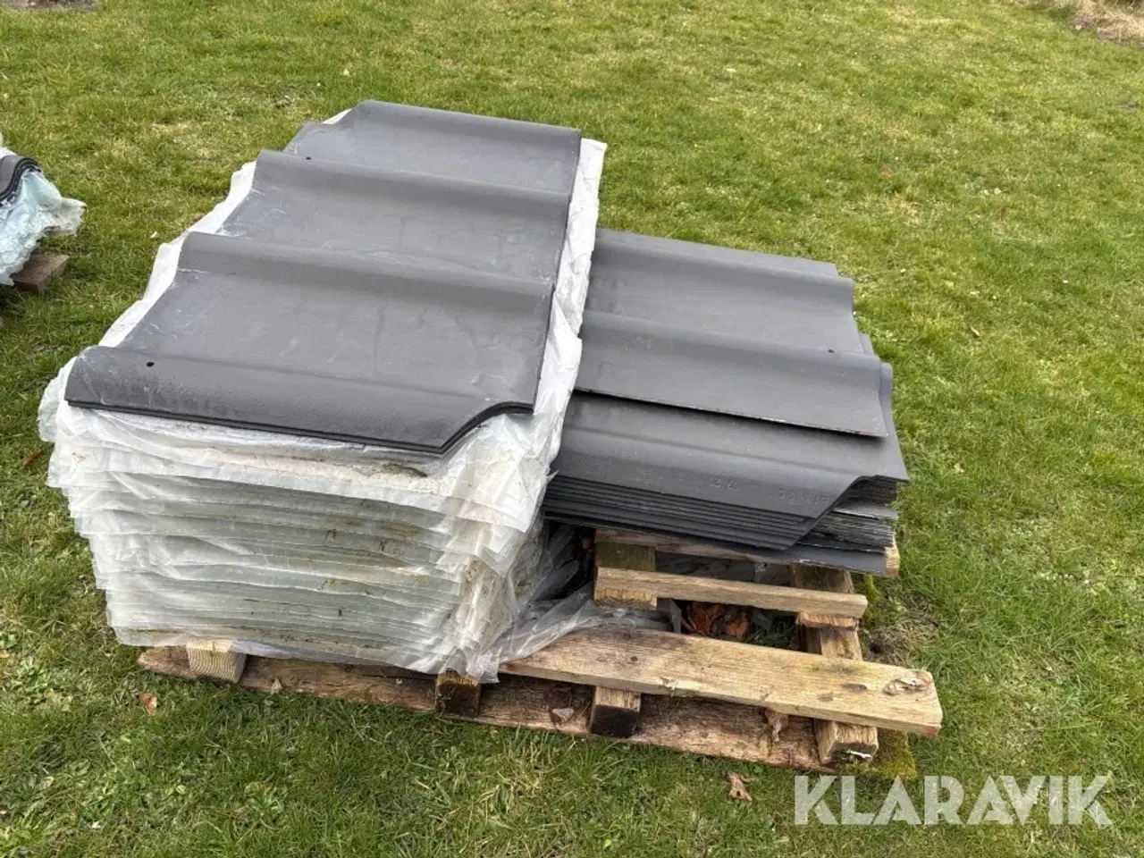 Billede 10 - Fibercement tagplader Toscana 75 nye + 6 ryg + 29 delte