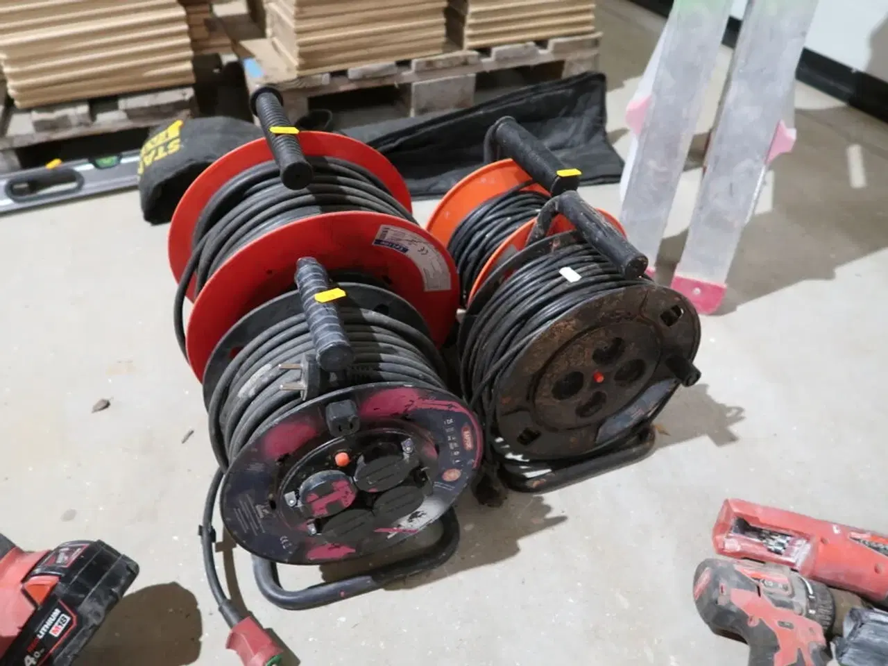 Billede 1 - 4 stk. kabeltromler