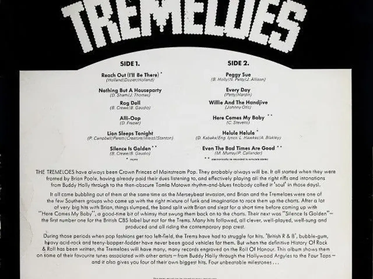 Billede 3 - Tremeloes - Reach Out For The Tremeloes