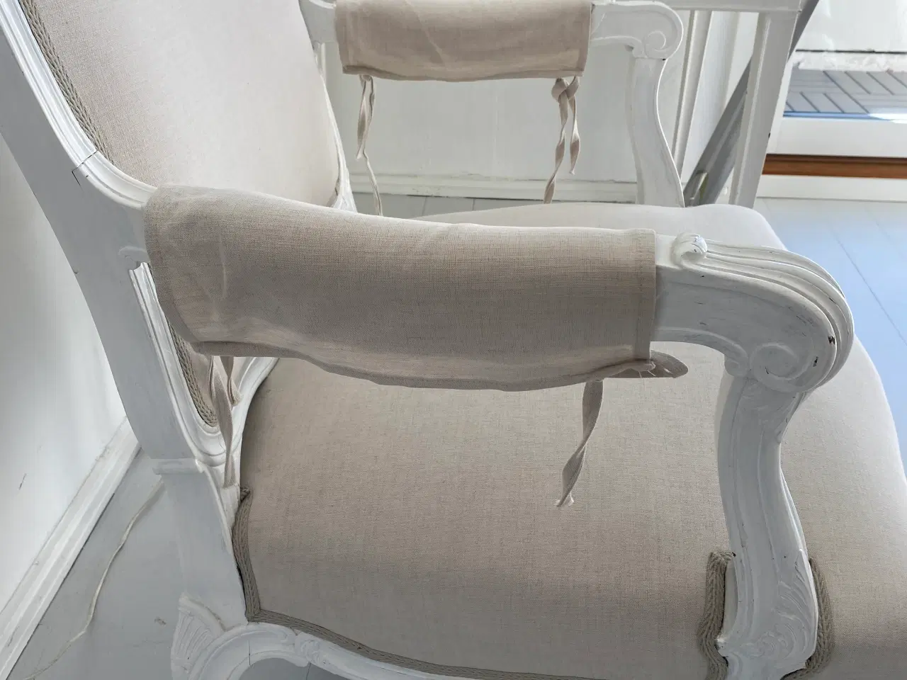 Billede 2 - Rokokostol nybetrukket 