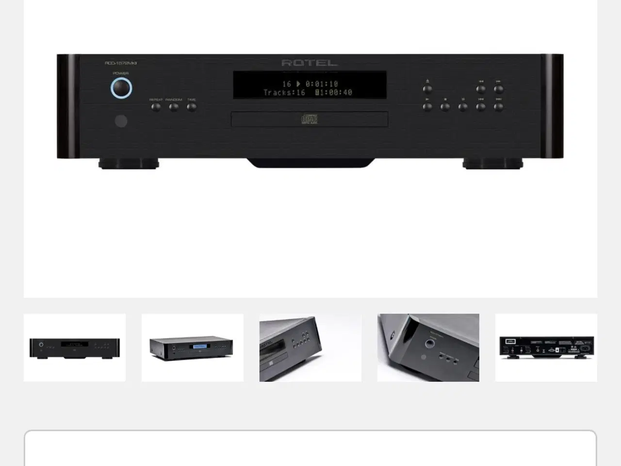 Billede 1 - Rotel cd afspiller 