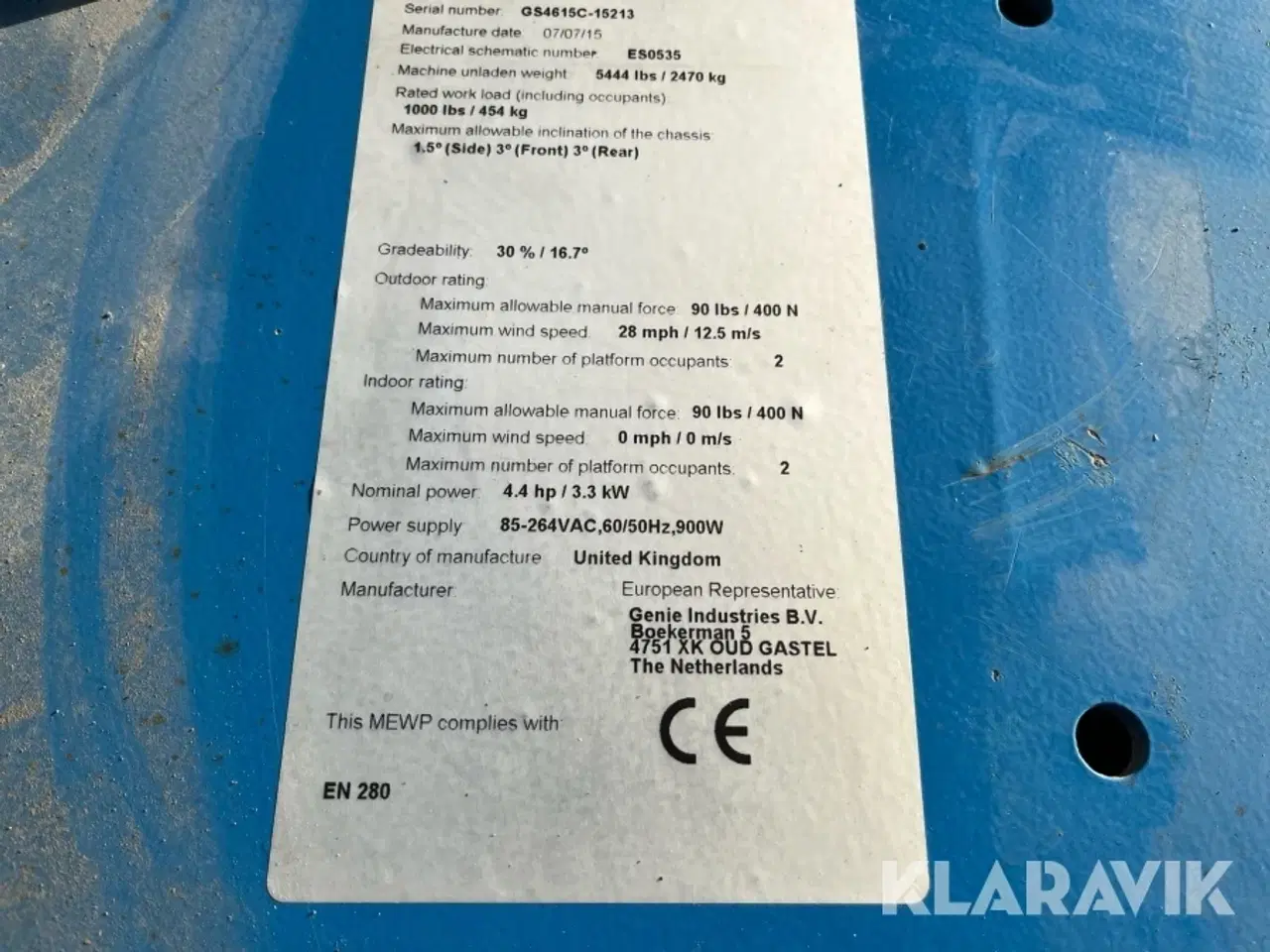 Billede 8 - Sakselift Genie GS-2646