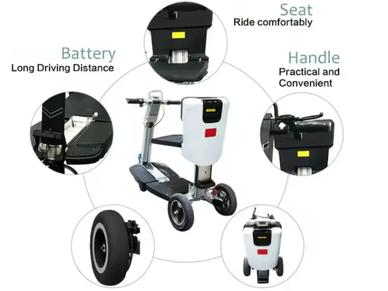 Billede 5 - El scooter Alto mobility sammenklappelig 