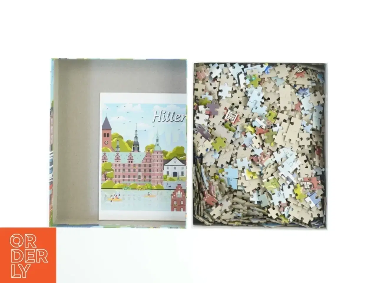 Billede 3 - Puslespil med Hillerød motiv (str. 50 x 70 cm)