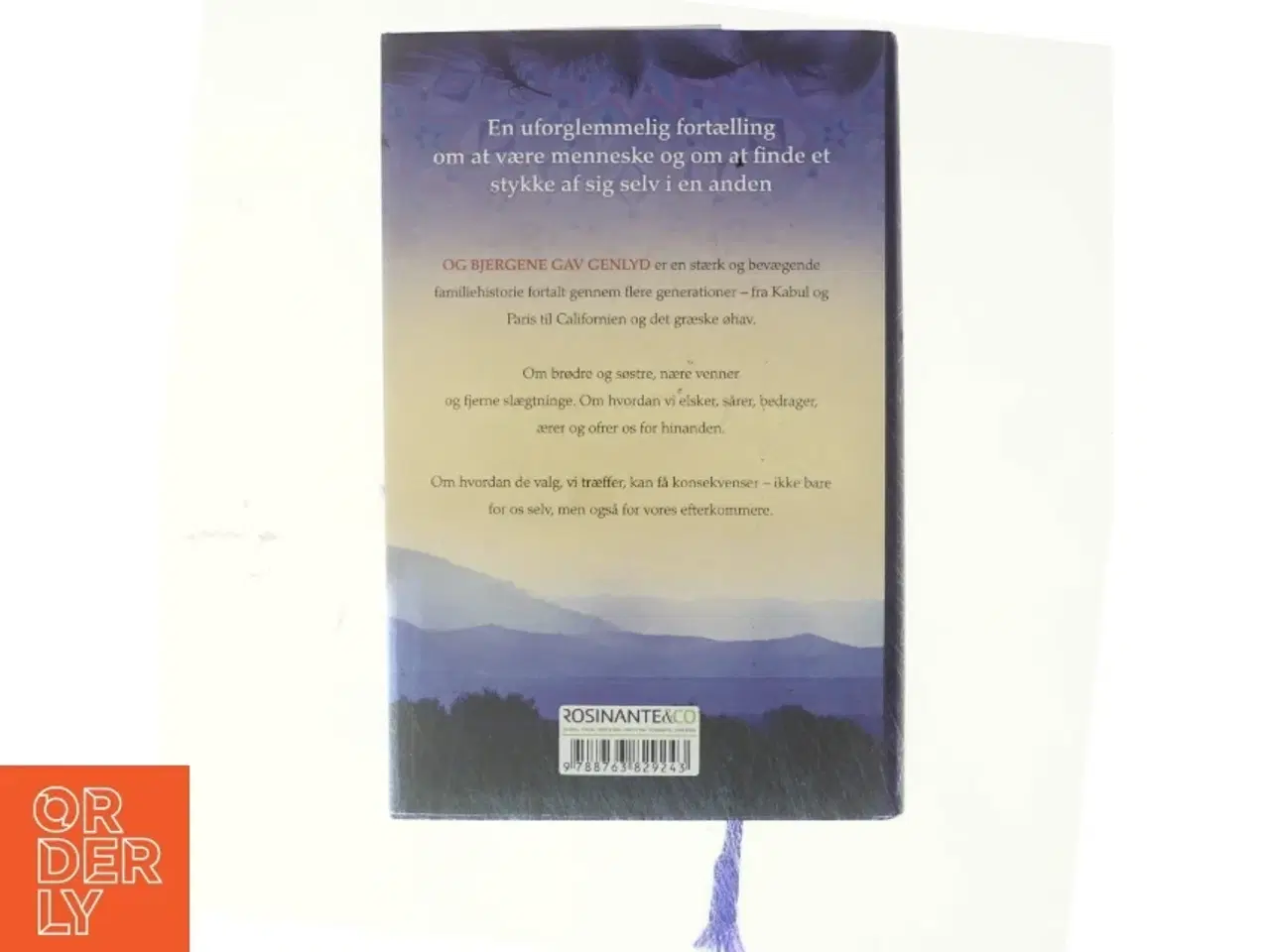 Billede 3 - Og bjergene gav genlyd af Khaled Hosseini (Bog)