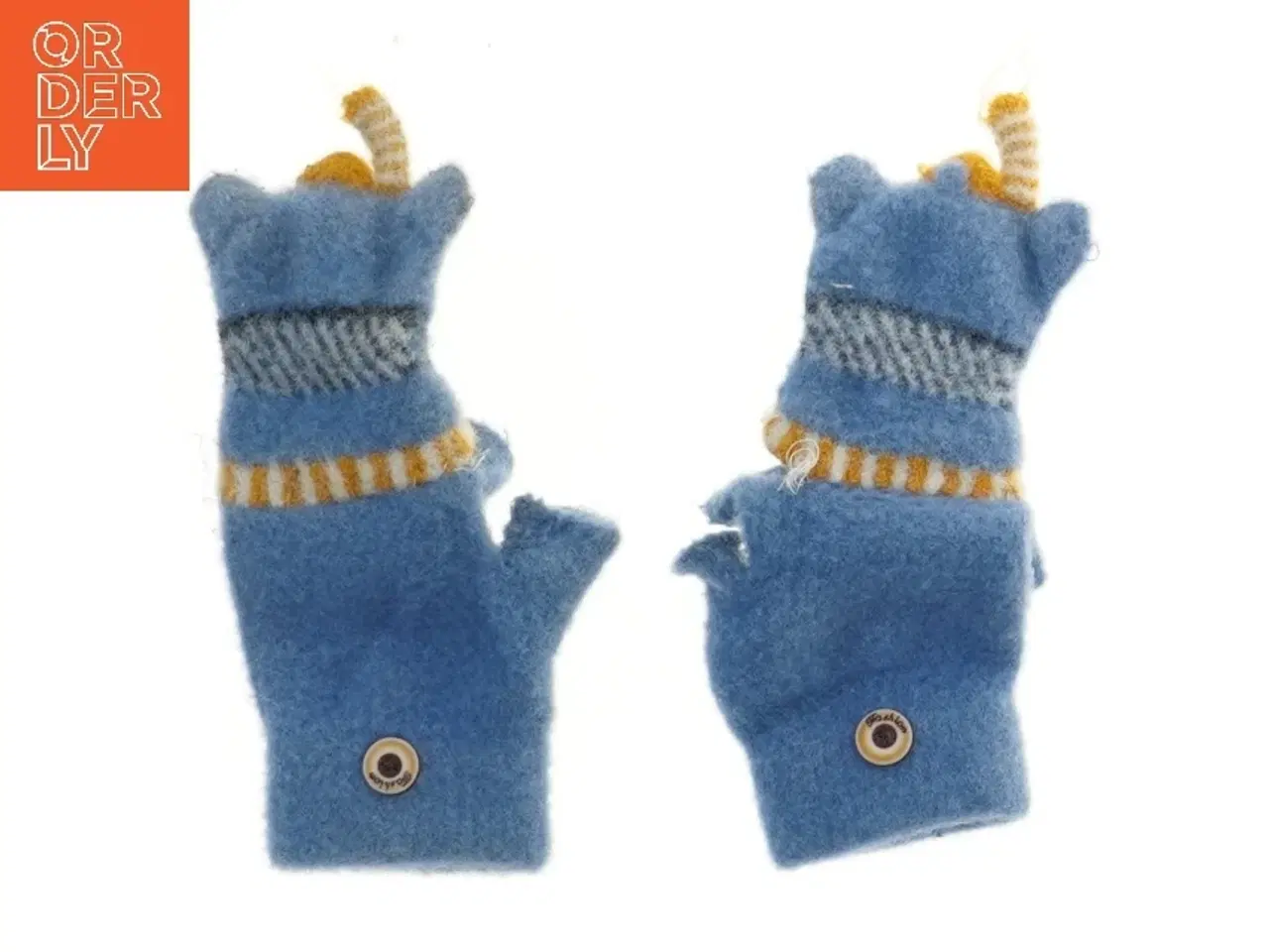 Billede 2 - Børnehandsker med kattemotiv (str. 17 cm)