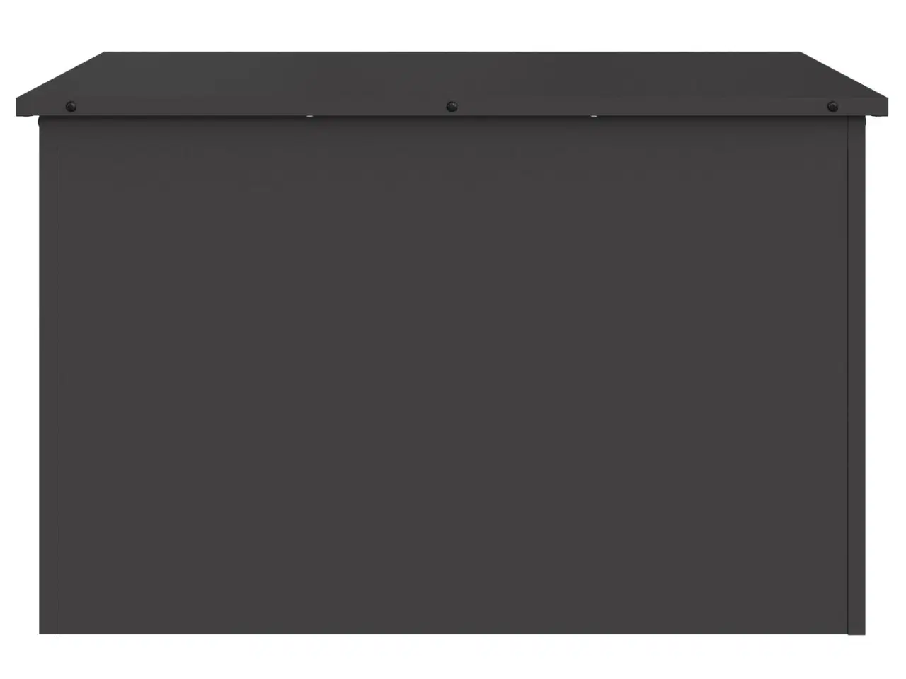 Billede 6 - Udendørs Opbevaringskasse med opbevaring Sort 80 x 50,5 x 50 cm