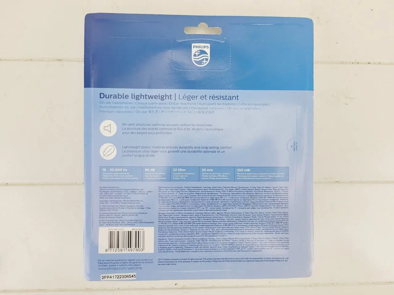 Billede 4 - Philips letvægts hovedtelefoner