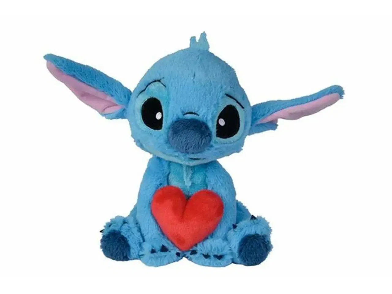 Billede 2 - Stitch bamse med hjerte - 25 cm plysdyr