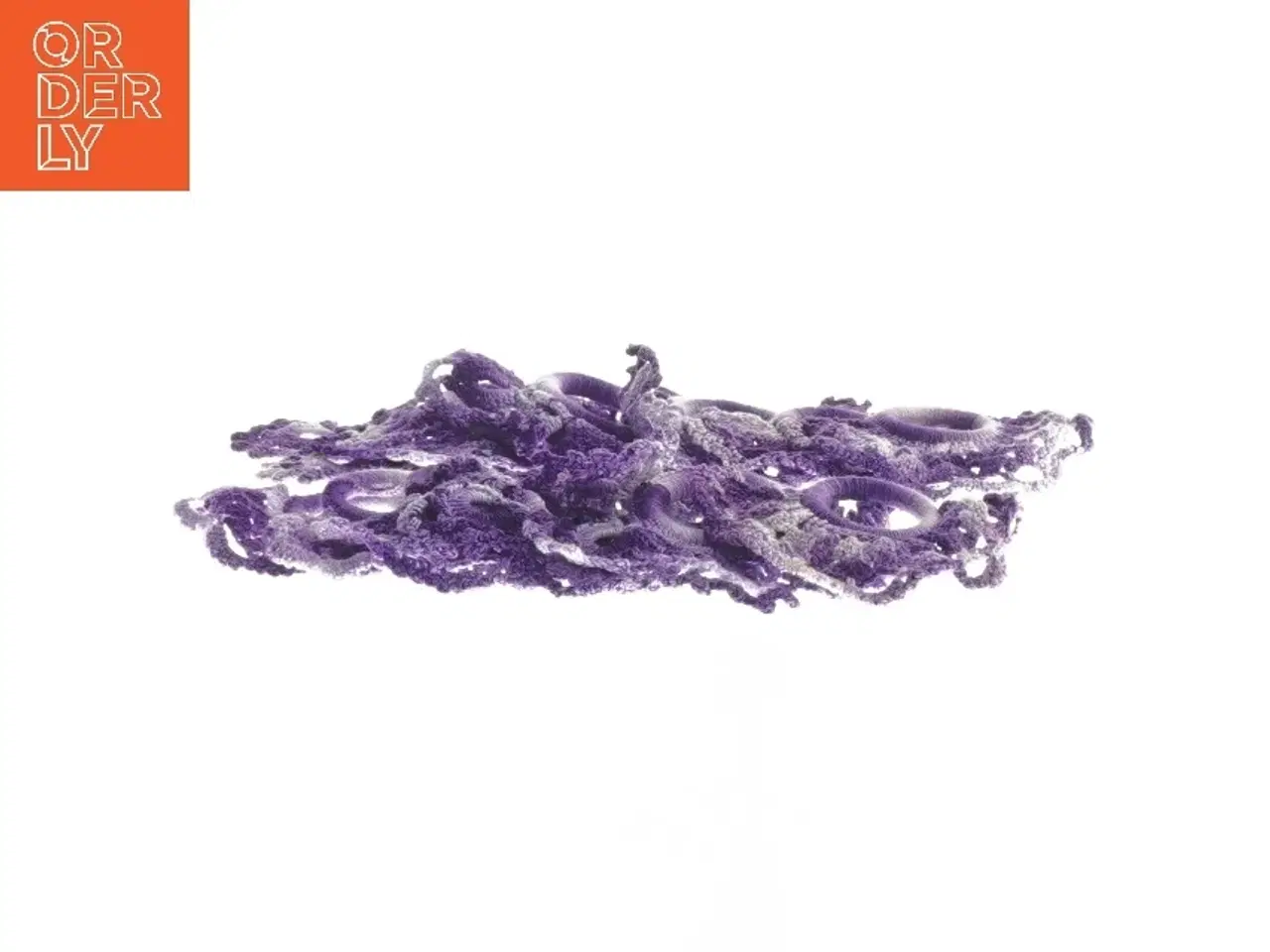 Billede 2 - 11 nye Dekorative lilla lysmanchetter (str. 11 styk, ø 3 cm)