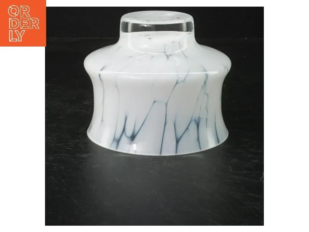 Billede 2 - Marmoreret glasskål