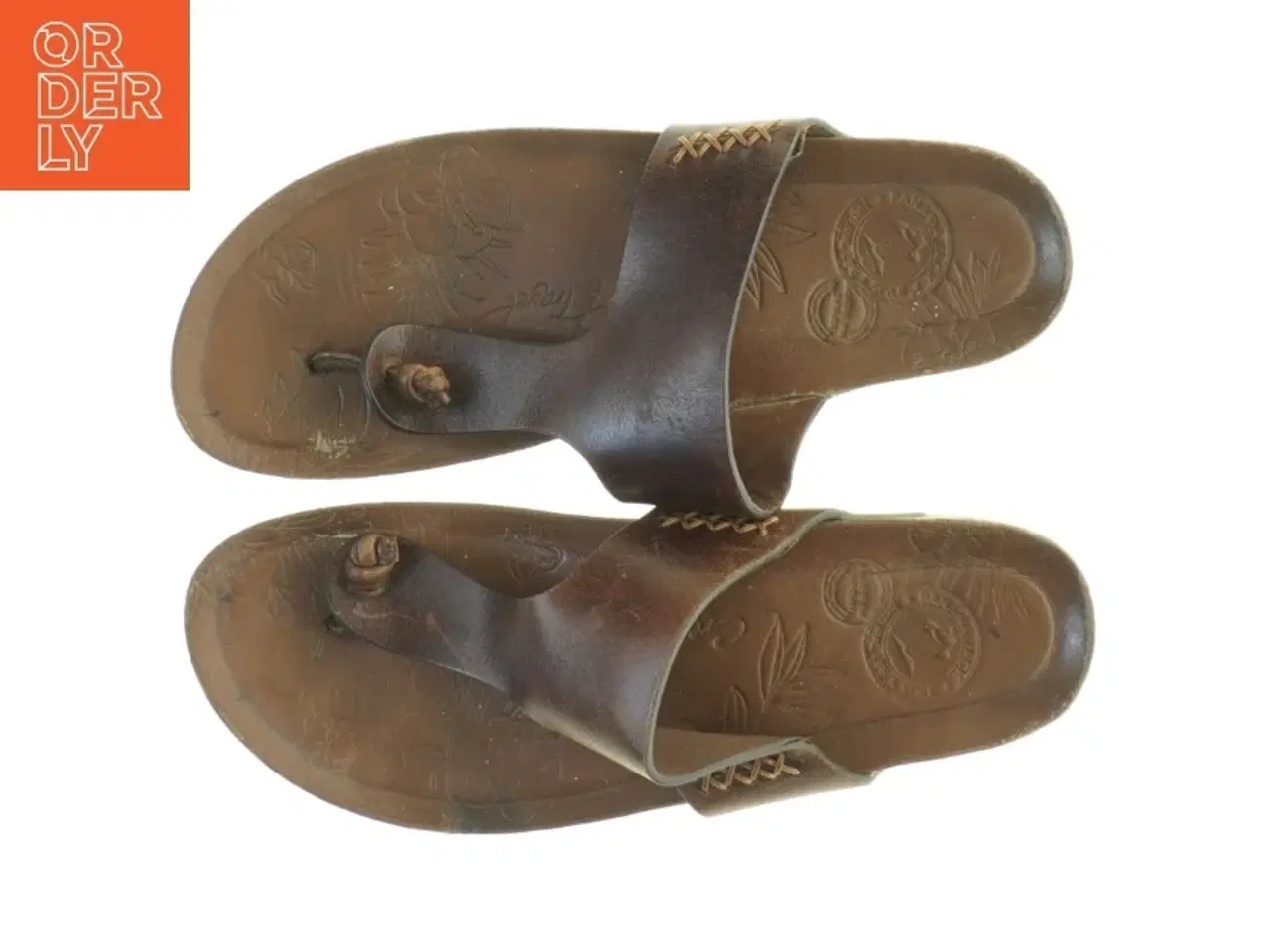 Billede 8 - Brune læderklipklapper (str. 39)