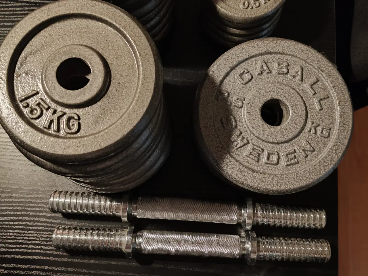 Billede 8 - Træningsbænk + Håndvægte