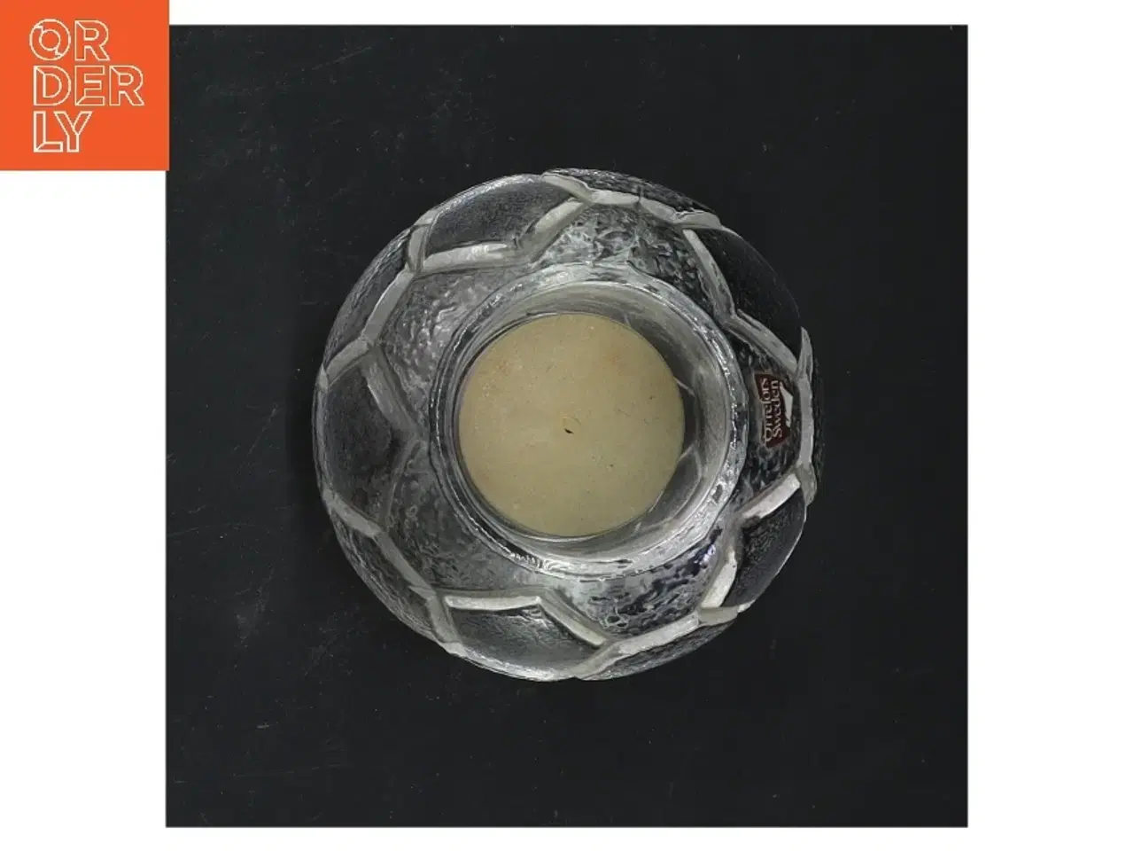 Billede 4 - Glass lysestage fra Orrefors fra Orrefors (str. Ø 7,5 cm)