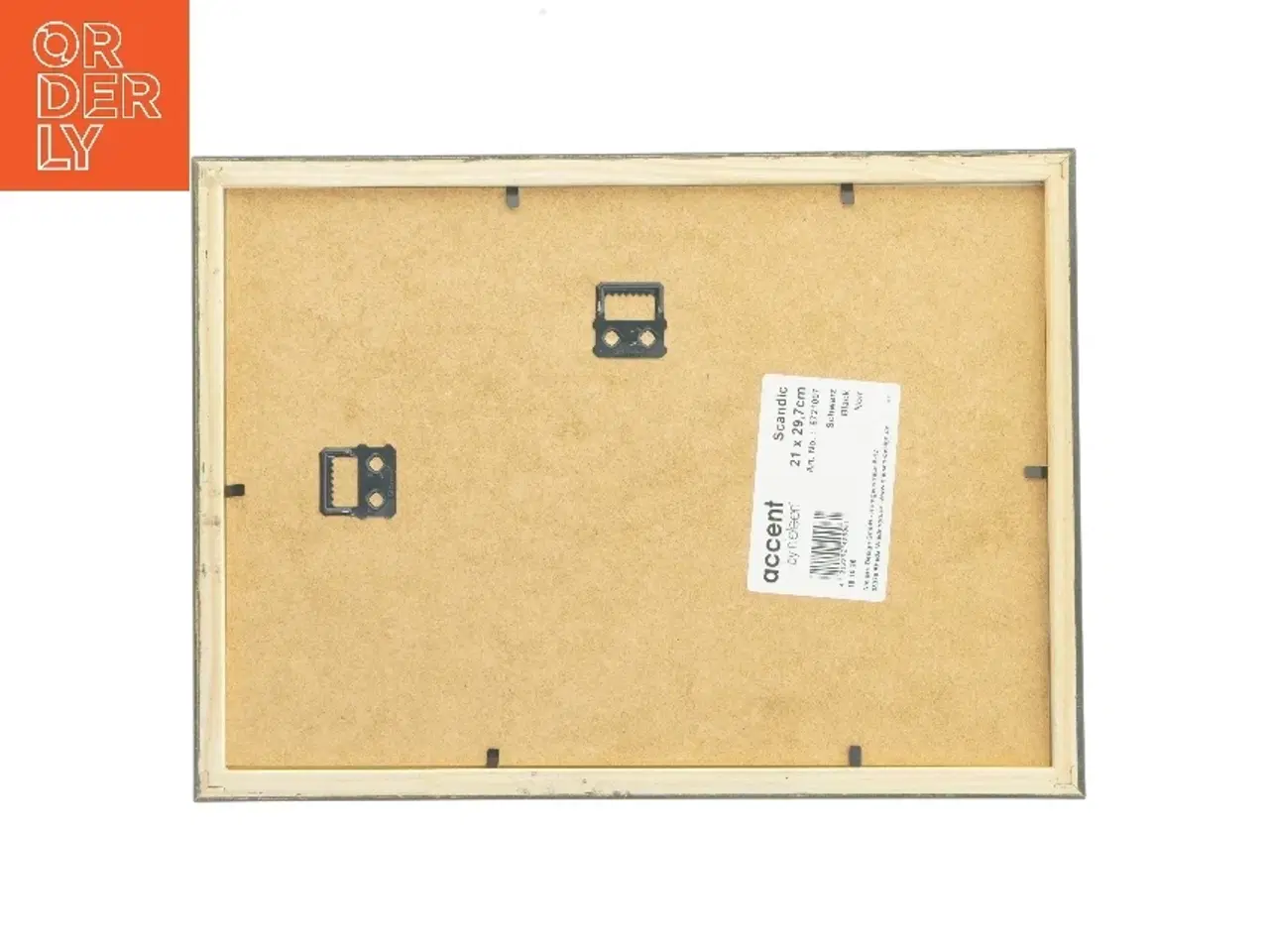 Billede 3 - Sort billedramme med historisk billede fra Accent (str. 21x29,7 cm)